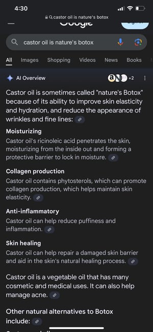 Image of Backuchiol Retinol & Castor Oil Alternative