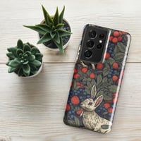 Image 25 of Boho Nature Cottagecore Inspired White Rabbits Among Berries Tough case for Samsung®