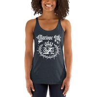 Image 6 of Marlowe Ink Barbed Wire X Women's Racerback Tank