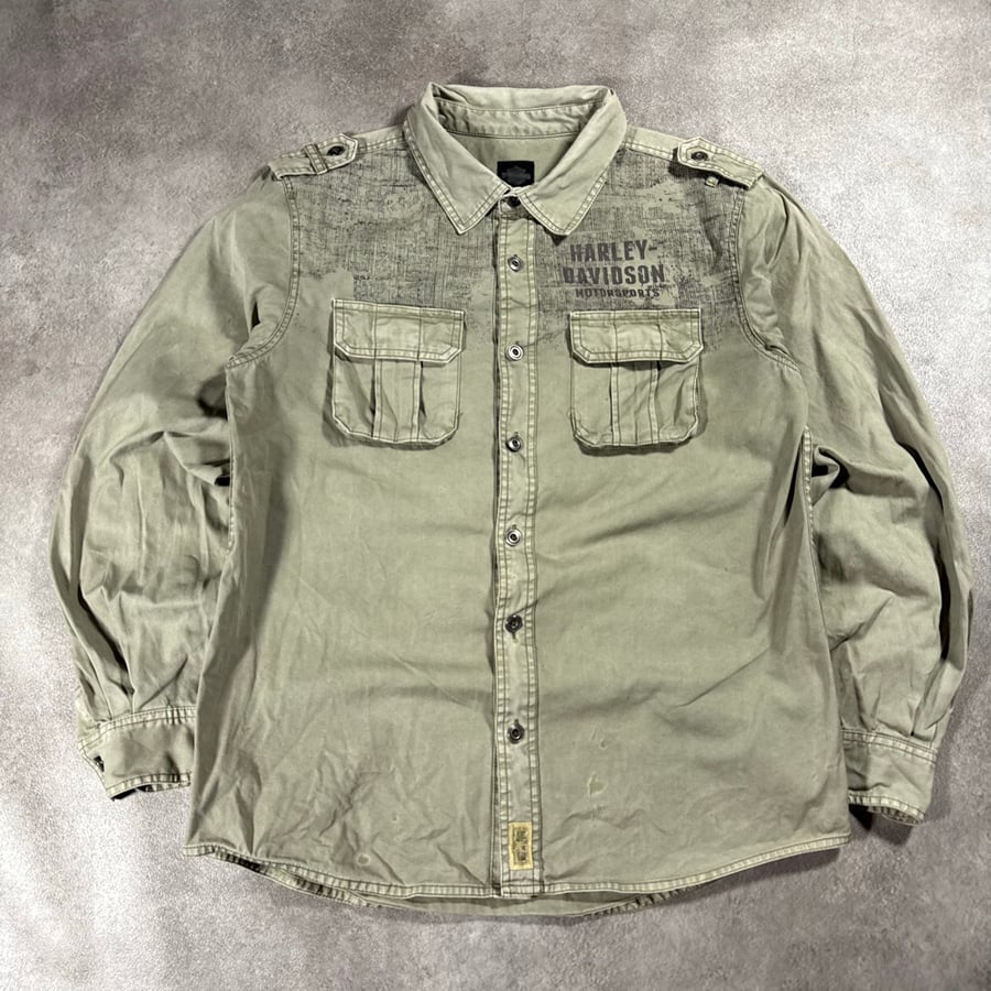 Image of Harley Davidson Shirt, Size Large