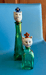 Image of Glass Bottle with Porcelain Kitten Head (Sold Individually)