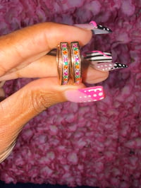 Image 1 of Bling Mini Hoops 