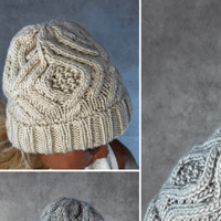 Image 1 of Hand Knit Slouchy Hat