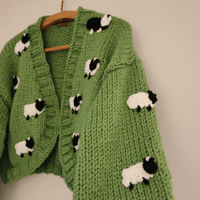 Image 2 of Valentines princess sheep cardigan