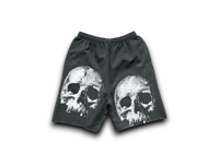 Image 2 of  custom upcycled reworked gray champion sweat shorts 