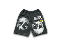 Image 1 of  custom upcycled reworked gray champion sweat shorts 