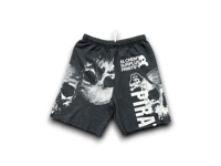 Image 1 of custom upcycled reworked gray sweat shorts 