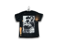 Image 2 of  custom upcycled reworked screen print Hun black T shirt - Lauren Hill, Sade Adu, black panther