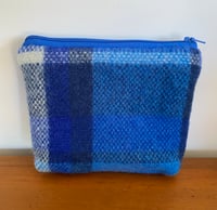 Image 1 of Blue Wool Purse