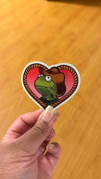 Cowboy Kermie sticker 