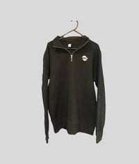 Image 1 of NEW Unisex Malibu Half Zip Jumper-  Navy/White