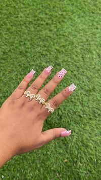 Image 2 of Clear Bling Bow Ring 