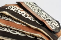 Image 1 of Ebony Two Tone Stamp Logo FINISH TO ORDER Deck