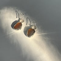 Image 4 of AMBER BURLY EARRINGS