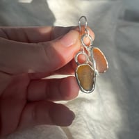 Image 5 of AMBER BURLY EARRINGS