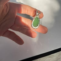 Image 5 of GREEN SEA GLASS PENDANT 