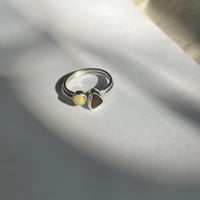 Image 4 of OPAL/AMBER RING (Q)