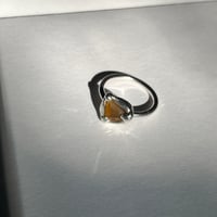 Image 2 of AMBER MOLTEN RING (N)