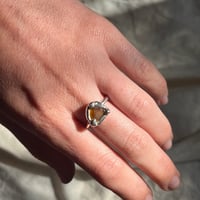 Image 4 of AMBER MOLTEN RING (N)