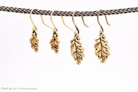 Image 6 of Oak leaf earrings