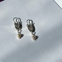 Image 2 of GAUDY PEARL HOOPS