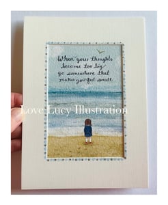 Image of Sea Therapy Mounted Picture (personalisable)