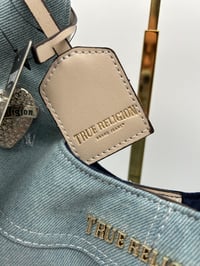 Image 4 of True Religion Denim Patchwork Shoulder Bag