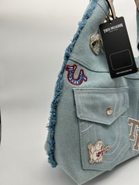 Image 10 of True Religion Denim Patchwork Shoulder Bag