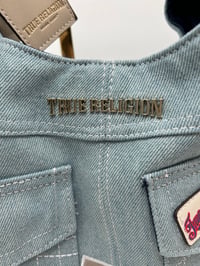 Image 3 of True Religion Denim Patchwork Shoulder Bag