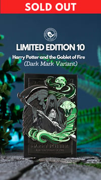 Image 1 of BOOK 4, DARK MARK VARIANT : 4" Poster Pin (Limited Edition 10)