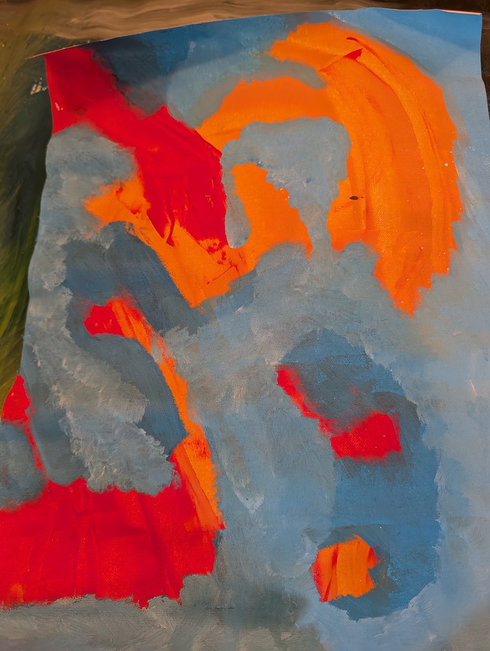 Image of Rolled canvas potentials in progress 