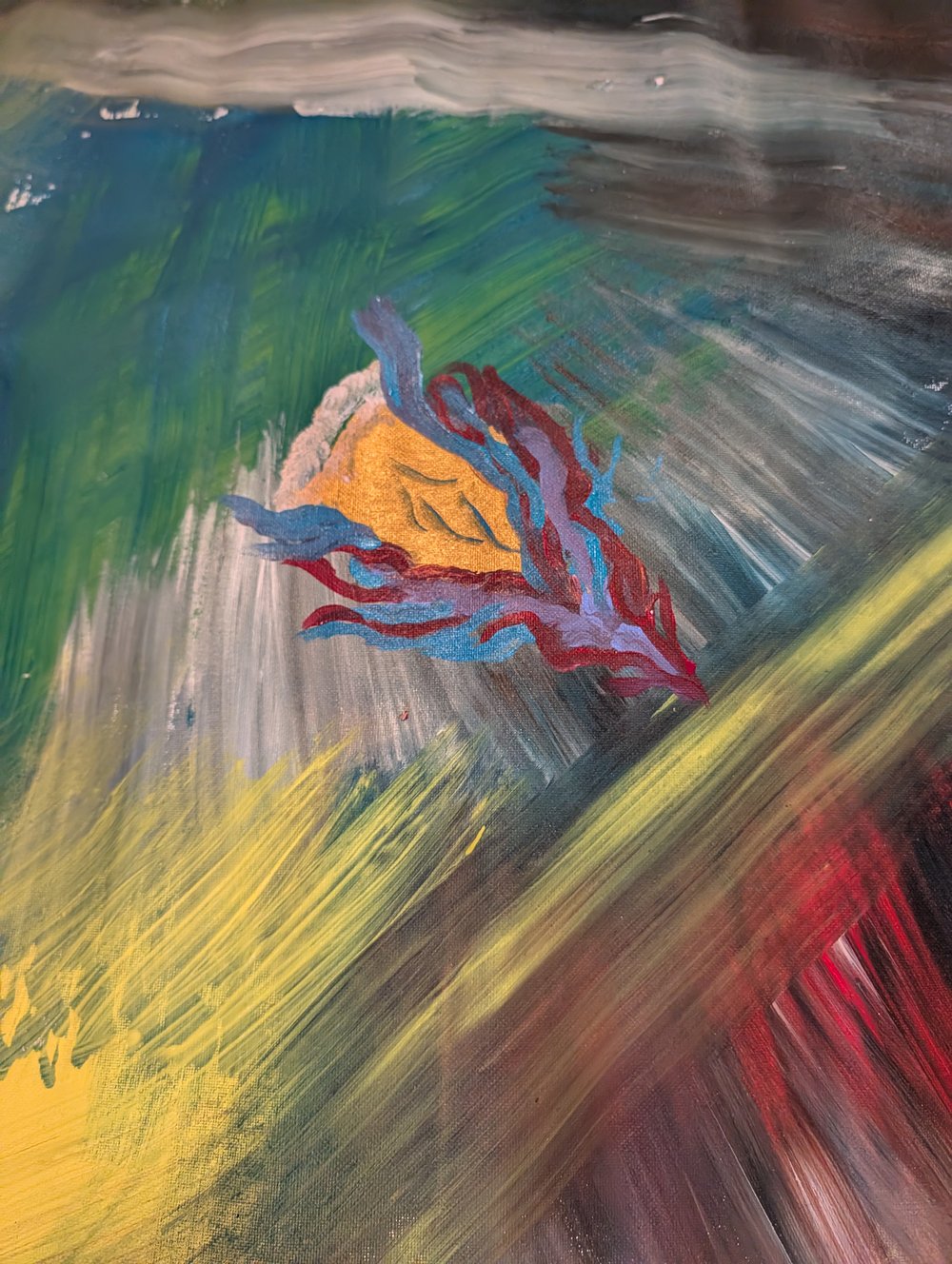 Image of Rolled canvas potentials in progress 