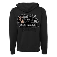 Image 4 of Deadly Bombshells- Unisex Zipper Hoodie **PRE-ORDER**