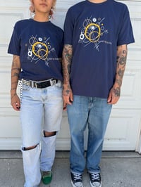 Navy Bubble Shirt