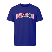 Image 1 of PRE-ORDER: "DEVARISHI/BLACK FOREST STRAIGHT EDGE" Navy Blue / T-Shirt