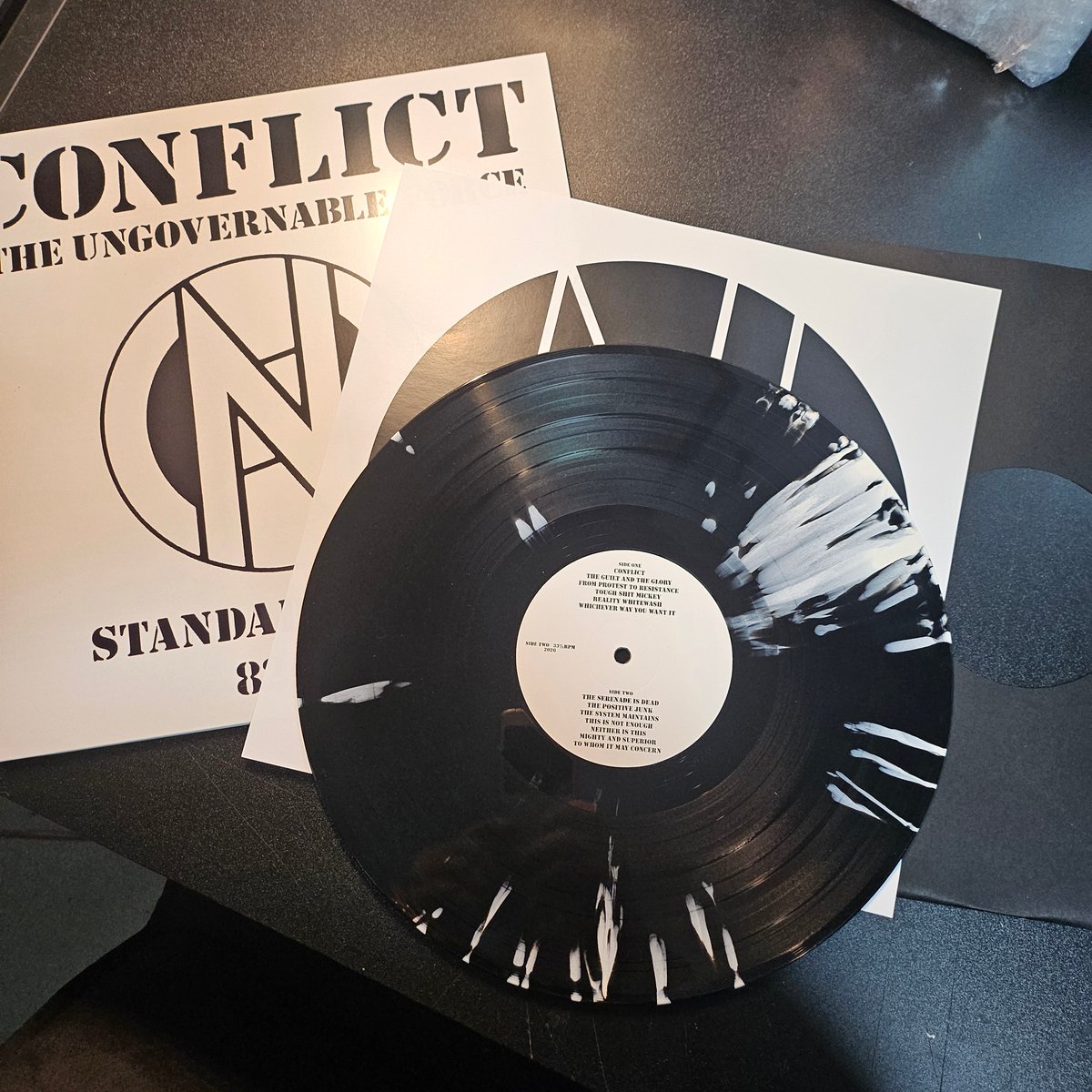 Image of Conflict - Standard Issue Part 1 82-87 - Black/White Splatter Vinyl