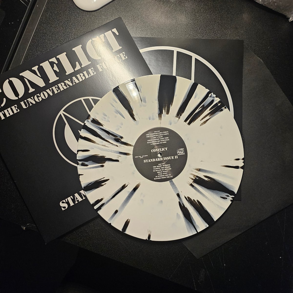 Image of Conflict - Standard Issue Part 2 88-94 - White/Black Splatter Vinyl