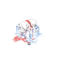 Original Illustration Bill over ICE
