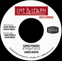 Junior Murvin - Super Powers 7" (Live & Learn)