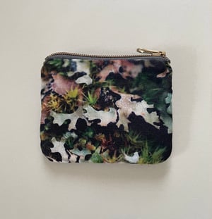 Image of Reeds and mosses, double zipper pouch, fits cards