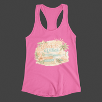 Image 5 of Beach Vibes Racerback Tank
