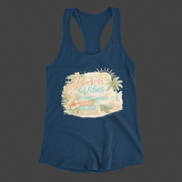 Image 6 of Beach Vibes Racerback Tank