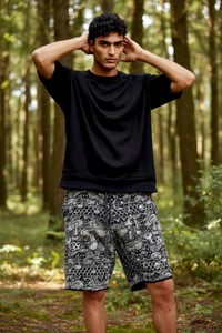 Image 3 of Funky Cotton Mushroom Shorts - 446 