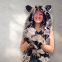 Image 1 of Scoobi Faux Fur Animal Hood – 100