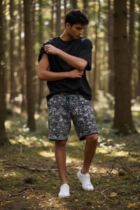 Image 10 of Funky Cotton Mushroom Shorts - 446 