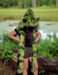 Image 7 of Green Feather Bolli Bear Hood - 121
