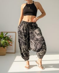 Image 1 of Black Dragon Cotton Festival Pants – 404