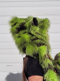Image 9 of Green Feather Bolli Bear Hood - 121