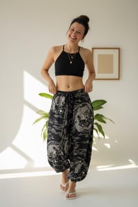 Image 4 of Black Dragon Cotton Festival Pants – 404