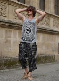 Image 2 of Thai Cotton Harem Pants - Stripes Diamond Pattern - 464
